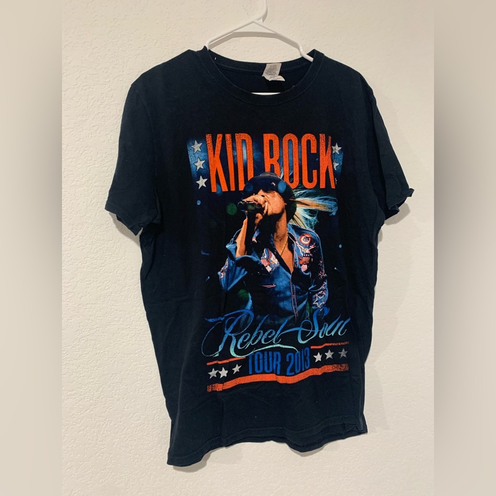Mens Large Kid Rock 2013 Rebel Soul Tour Shirt